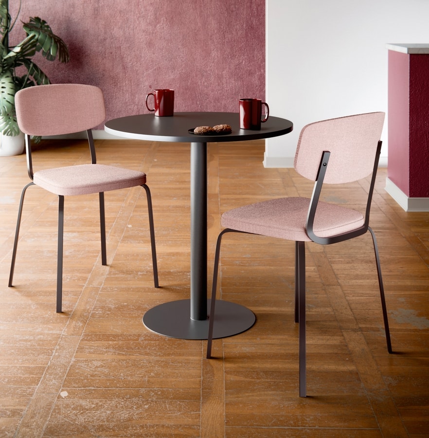 Onda, Stackable padded chair