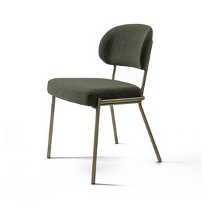 Stelvio, Padded chair, metal structure