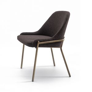 Stelvio Trend, Elegant modern chair, metal legs