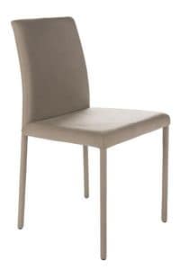 Treviso low, Chair with low back for kitchens