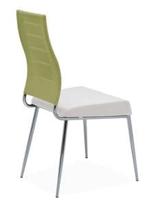 TRICK 2, Padded metal chair for bars and restaurants