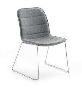UF 593 / T, Waiting chair with sled base