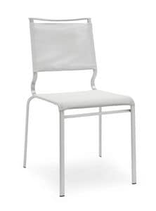 Nafta, Stackable metal chair, shell network, for waiting rooms