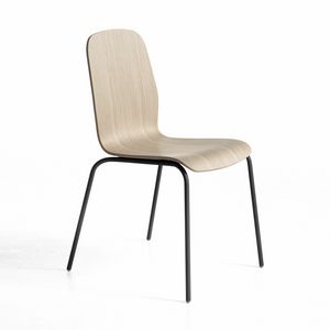 Milù, Chair in wood and metal