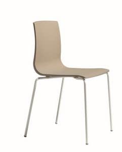 Alice Chair, Chair with metal structure for home