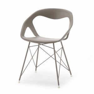 Felix TRC, Chair in steel and polypropylene