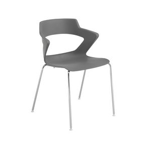 Kelly 168 4G, Stackable chair with colored polypropylene shell
