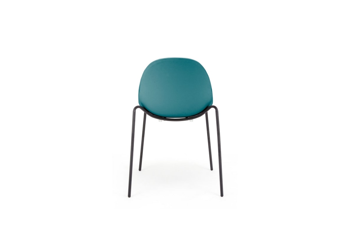 Art. 003 Idol, Lightweight stackable chair with polypropylene seat
