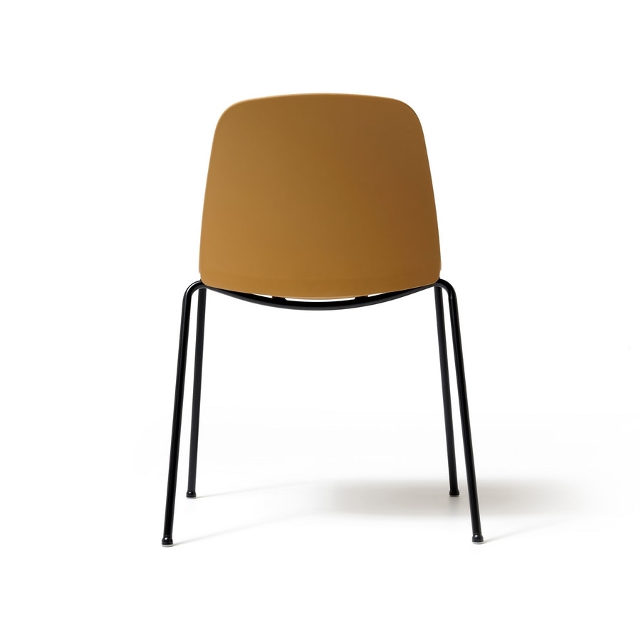 Kire 4 legs, Polypropylene chair with an essential design