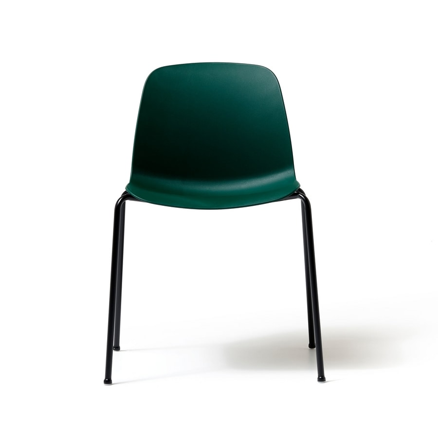 Kire 4 legs, Polypropylene chair with an essential design