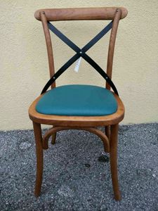 Croce, Outlet chair, in curved wood