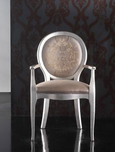 Art. 19927, Classic style chair with armrests