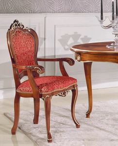 Art. 3030, Classic style chair with armrests