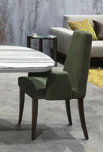 Electra chair with armrests, Dining chair with armrests