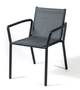 LIMA PT, Chair with armrests for outdoor, stackable