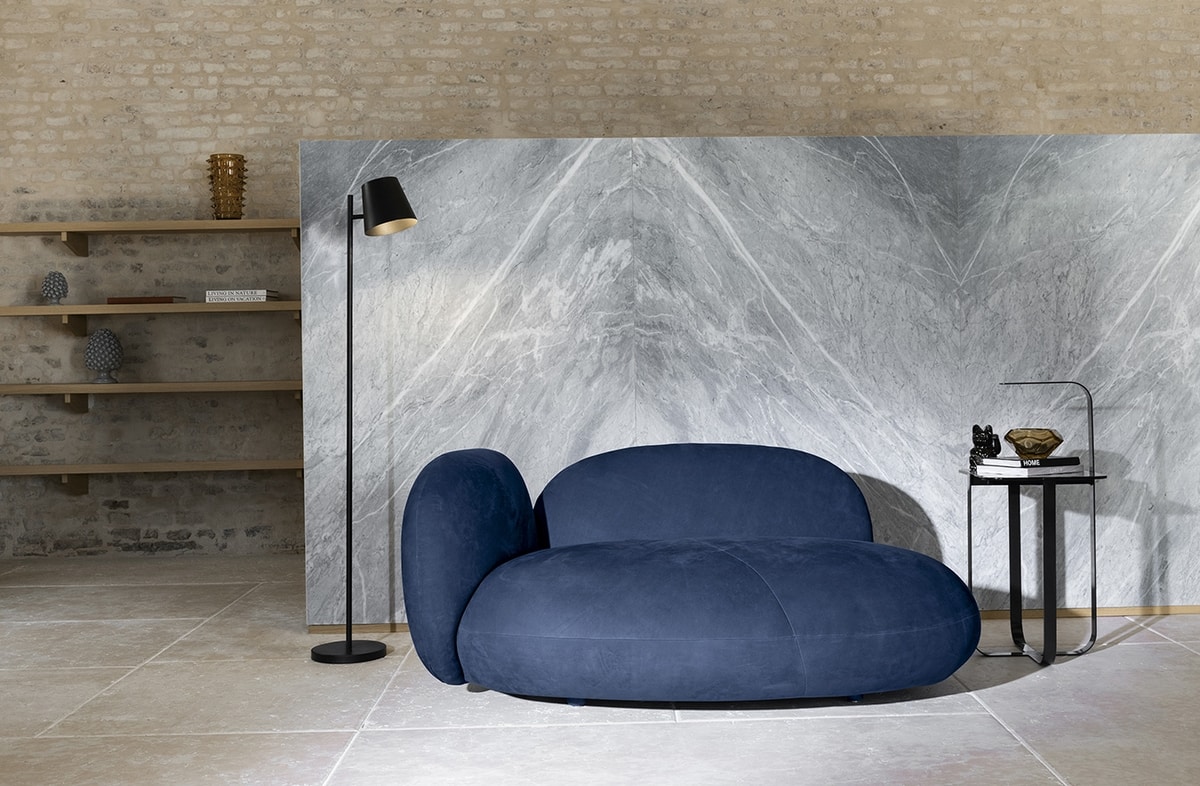 Litos, Chaise longue with soft shapes