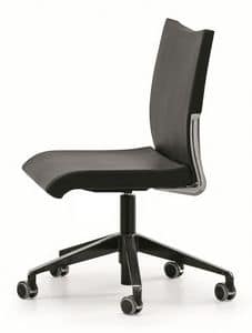 AVIA 4100, Padded task chair, with metal frame, for office
