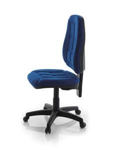 Robin Maxi SY, Simple chair for office, padded polypropylene