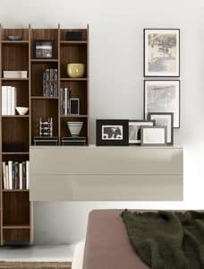 Air dresser, Custom dresser with library, with braked closing