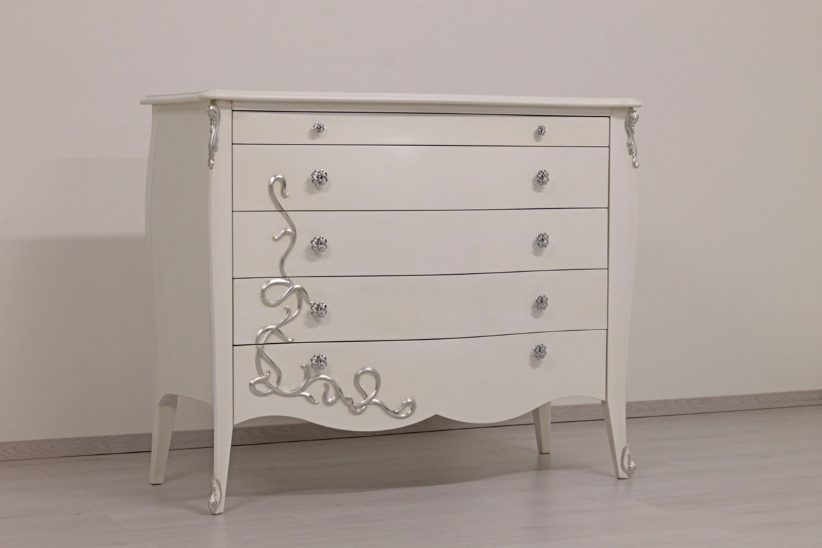 Arabesque chest of drawers, Contemporary Liberty French chest of drawers