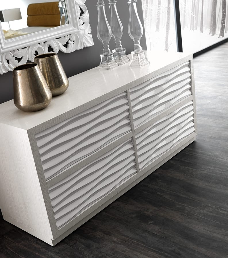 Ebon Art. 774, Chest with 4 drawers, with soft-touch closing system