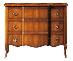 Ermanno FA.0064, Chest of drawers with 3 drawers, antique style