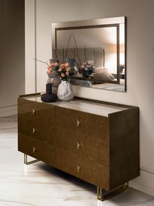 FIAMMA chest of 6 drawers, Contemporary chest of drawers, with 6 drawers