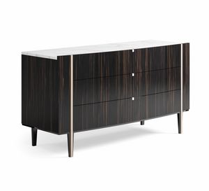 Floris 0704, Elegant dresser with marble top