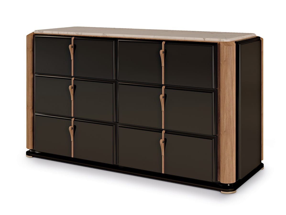 LEXINGTON AVENUE Dresser, Luxury dresser with marble top