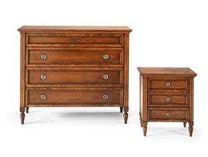 M 714 M 715, Chest of drawers and bedside tables in classic style
