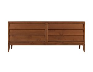 New York 1254, Wooden chest of drawers with linear structure