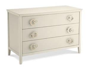 Nuvola Chest of drawers, Solid wood chest of drawers, drawers with full extension