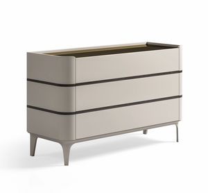 Swing 0712, Modern dresser with rounded shapes