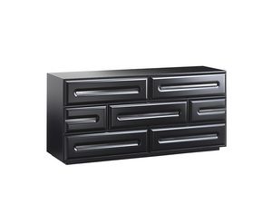 Wall, Contemporary chest of drawers, drawers with shaped borders