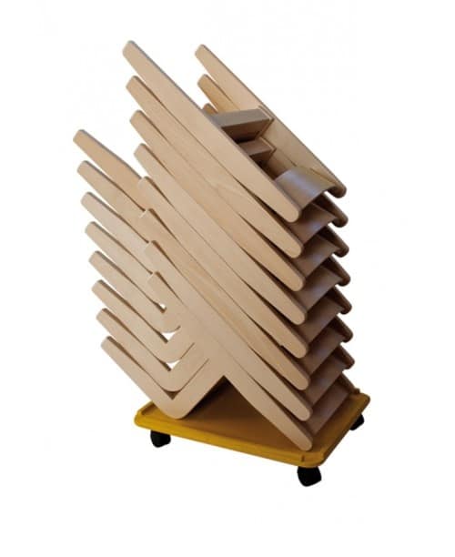 Andy, Stackable children's chair, made of beech wood