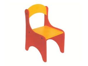 ARIEL, Colorful chair for babies,demountable, for kindergarten