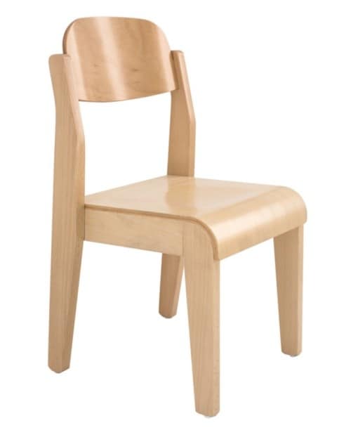 LEA, Chair in beech, for schools and children rooms