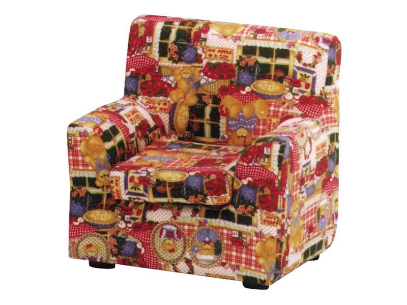Small Children S Armchair Upholstered With Colorful Fabric For