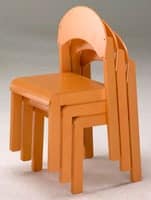 LUNA, Children's chairs, stackable, for kid bedroom and kindergarten