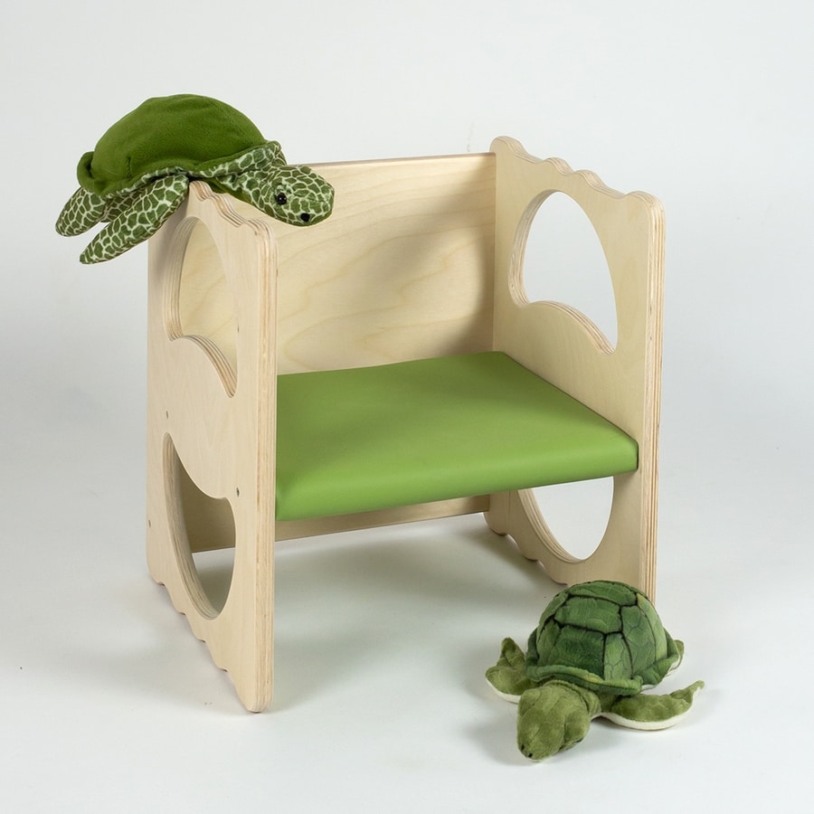 VANITY/I, Multipurpose chair, in wood, stackable