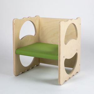 VANITY/I, Multipurpose chair, in wood, stackable