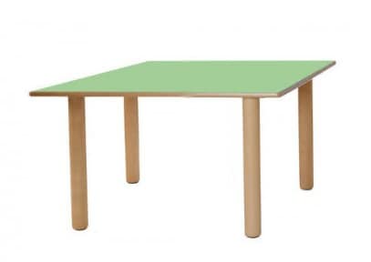 IT_Q, Wooden table squared, for kindergartens and schools