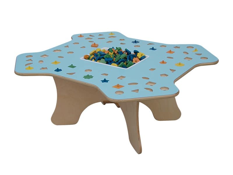 MARAMEO, Children's table for schools and kindergarten, wood structure