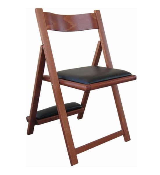 193, Chair in beech wood, with a kneeler, for churches