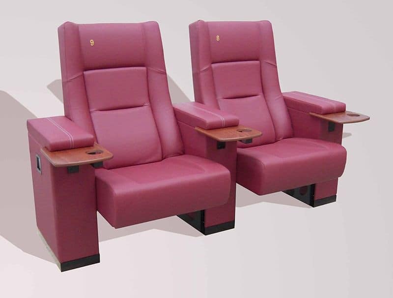 Comfort Rimini love seat, Upholstered polyurethane armchair for cinemas