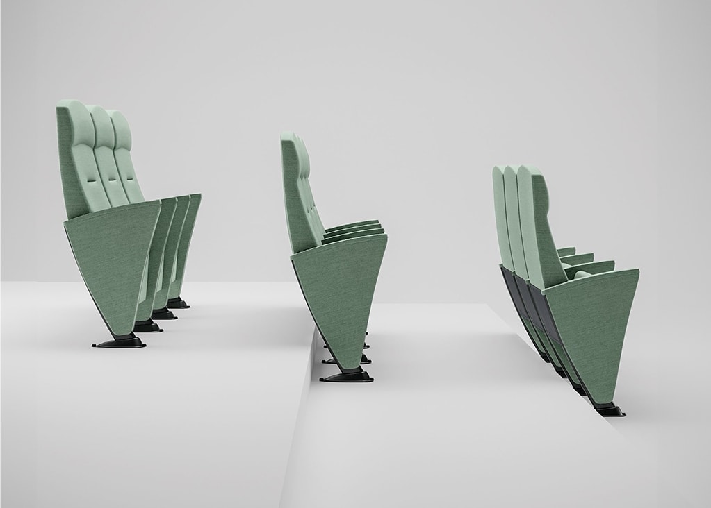 EIDOS, Armchairs engaged for conference rooms, theaters and cinemas