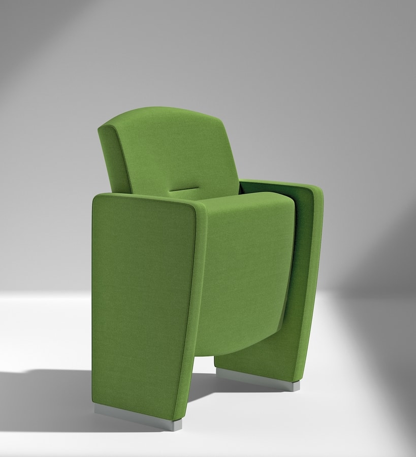 METROPOLITAN, Versatile seating for conference rooms and theaters