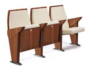 One to One, Armchairs with reclining seat, for auditoriums and conference rooms