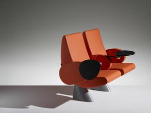 TULIP, Auditorium armchair with reclining armrests and seat