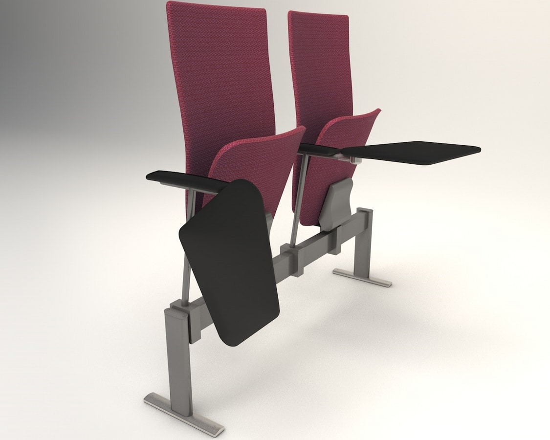 VEKTEN A185 HIGH BACK, Seat on beam with high back